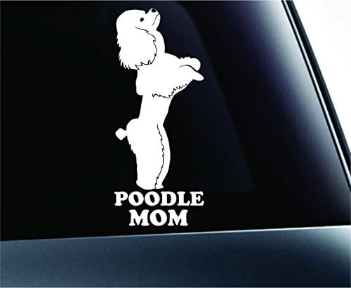 2 pudlica mama simbol naljepnica šap Print Dog Štene ljubimac Porodični pasmina vole auto kamion naljepnica