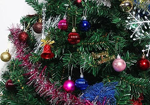 Alimitopia 36kom Božić Ball Baubles,1.6 Shatterproof razne plastike Hang Balls privjesak za Božić ukras stabla