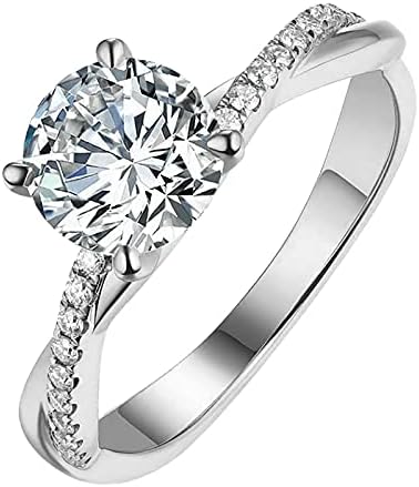 Prstenovi Goldsilver Wedding 511 925 Nakit za ženske rivestone Žene Bijele prstene prstenovi prstenovi