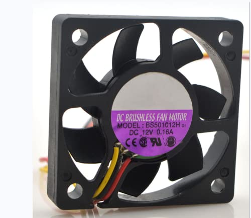 za Ds501012h 12v 0.16 a 50x50x10mm 3-žični ventilator za hlađenje