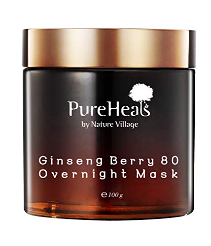 Pureheal's Ginseng Berry 80 noćna maska 100ml / korejska prirodna njega kože, veganska, bez