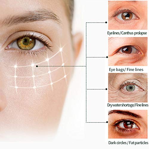 2pcs krema za njegu očiju vitamin C krem ​​za oči protiv bora za uklanjanje tamnih krugova navlaženje hidratantne kreme za oči (25ml)