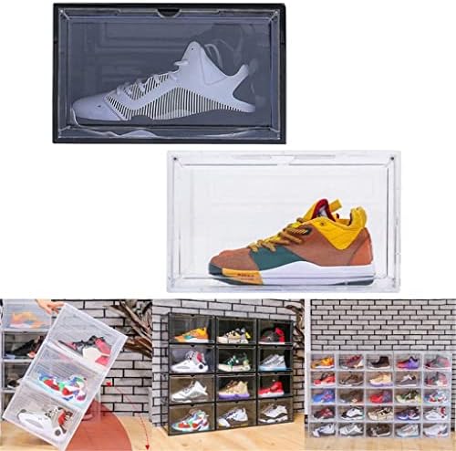 Walnuta Clear Plastična kutija za cipele sa magnetskim zatvaračem Skladištenje Skladištenje Organizator cipela