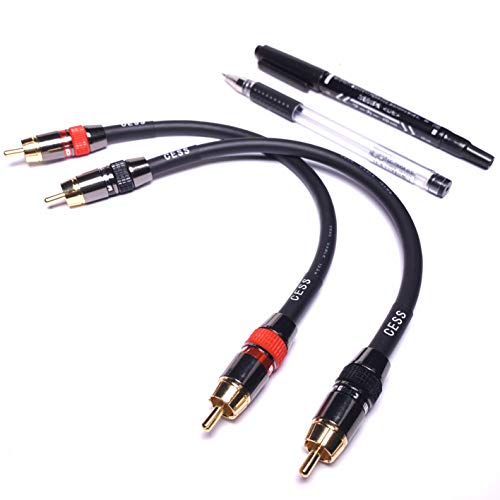 CESS-163-1F niska buka 12 mjerila premium RCA audio line kabela