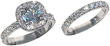 Iregina Anksiozni prsten za žene Veličina 12 Vjenčani opseg za žene Ring Okrugli dijamantski vjenčani