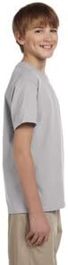 Hanes Hanes Youth 52 oz, 50/50 Ecosmart majica - svijetlo čelik - L -