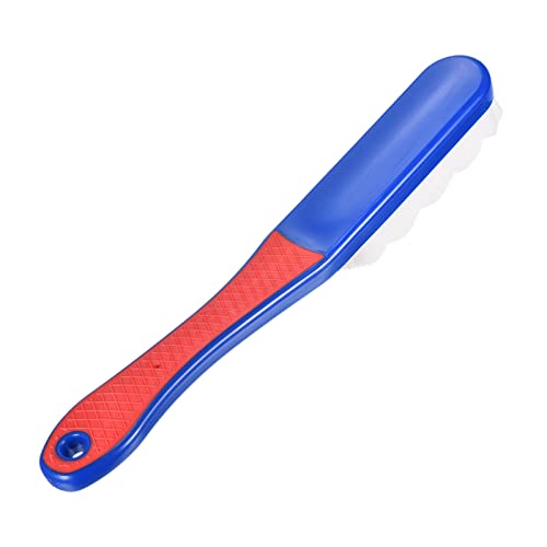 Patikil Wave Clear Brush, silikonska ručka najlon s pilingom utor za detalj ugao uklanjanje prašine za kauč na razvlačenje, crveno plavo
