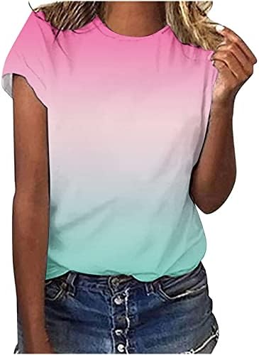 Dame pamuk Tshirt jesen ljeto kratki rukav 2023 brod vrat ptica cvijet grafički Brunch Top Tee za Teen Djevojke AR