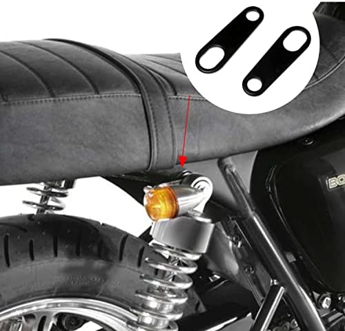 DZS ELEC 2pcs motocikl Zadnja Žmigava lampa repozicioniranje nosač crni čelik zadnji žmigavac lampa držač