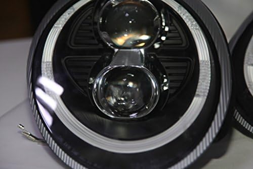 Generički za Porsche 997 LED farovi prednje lampe 2005 do 2008 godine crno kućište SN