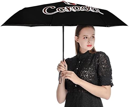 Kanada javor ostavlja 3 nabora putovanja kišobranom protiv UV zračenja vjetrootporna kišobrana modna auto otvorena kišobrana