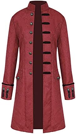 Muški parni teret vintage jakna za vrata Gothic komunalna hladna zima viktorijanski kaput za viktorijanski