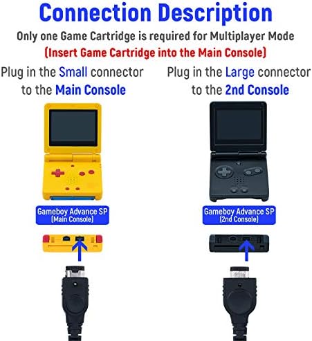 Mcbazel 2 player link Cable Connect Cord za Nintendo GBA GameBoy Advance i SP