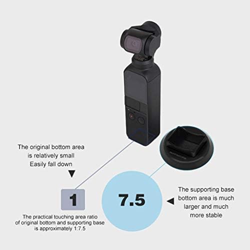 Toxz 1pc ručni stabilizator postolje za montiranje za DJI Osmo džepnu Gimbal kameru,zaštitna baza, EVA jastučić protiv klizanja,veća stabilnost