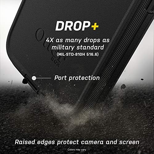 OtterBox Defender serija kućišta bez ekrana za iPhone 12 & amp ;iPhone 12 Pro-crni