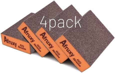 Afruxy spužva za brušenje suhozida od 4-120 brusnih blokova-super visoke gustine, otporna na vremenske uslove & sunđer za višekratnu upotrebu za drvo & amp; Metal-uključuje spužvu od brusnog papira granulacije 120