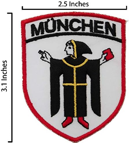 A-Jedan -Nermany Munchen Gredbem grmbine za patch patchke zastepene zastite + Deutschland Country zastava zastava svjetske zastave Značke br.101c
