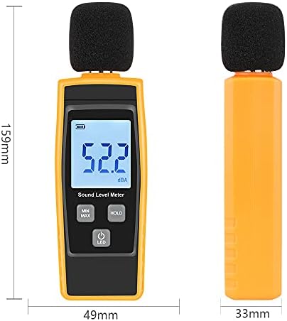KXDFDC digitalni zvučni mjerač zvuka za jačinu zvuka za mjerenje alata za mjerenje za nadzor decibela