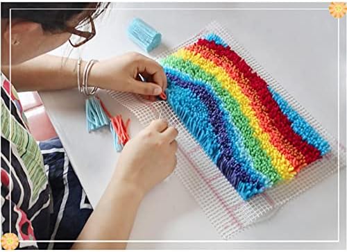 Meedyii DIY tapiserija tepih tepih DIY latch hook Kits,jesen Javorovo lišće vez Crafting Arts za odrasle