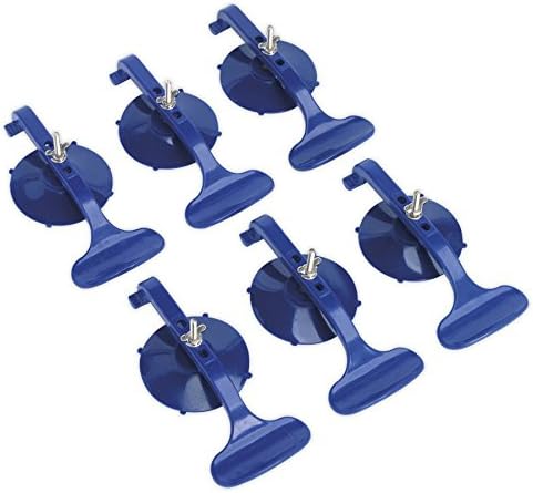 Sealey RE006 Set usisnih stezaljki od 6 komada, plava