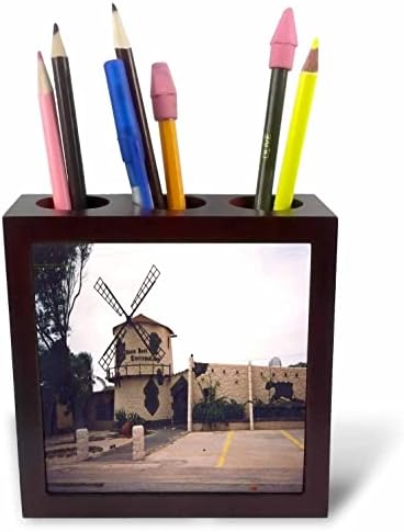3drose slika stare holandske vjetrenjače na ostrvu Aruba-držači olovki