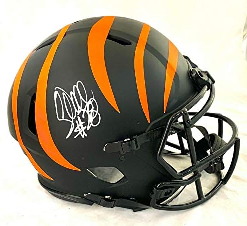 Corey Dillon potpisao Cincinnati Bengals FS Eclipse Speed autentične NFL kacige sa autogramom