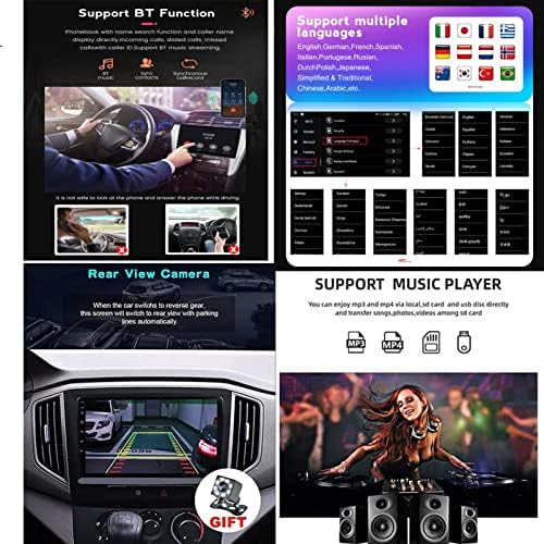 2 Din Car Stereo Android DVD player Multimedijski auto radio za Toyota 4Runner 2009-2017 Podrška Carplay FM WLAN DAB + OBDII RDS DSP SWC sa 9 inčnim ekranom za ekranu osjetljivog na dodir
