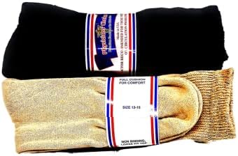 Muške dijabetičke čarape veličine 13-15 crna, preplanula, mornarična i bijela 12 par boja u boji