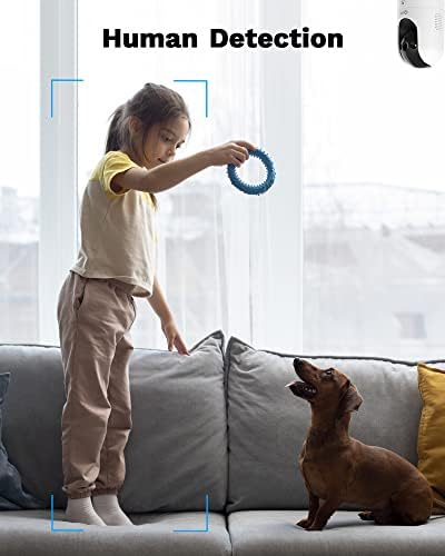 Lifaarey 2K zatvorena sigurnosna kamera Q41, WiFi kamera za kućnu sigurnost, monitor za bebe / PET kameru