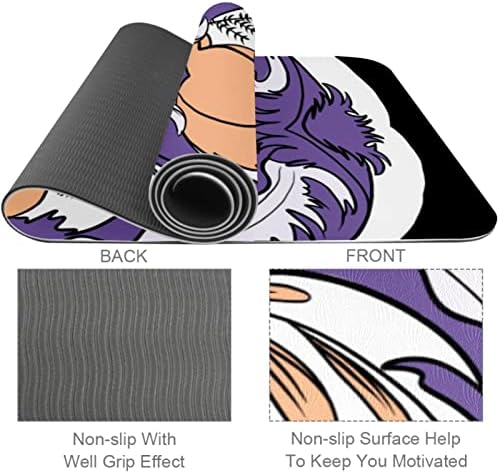 Dragon Swirt Squirrel Premium Thick Yoga Mat Eco Friendly Rubber Health & amp; fitnes non Slip Mat za sve vrste vježbe joge i pilatesa