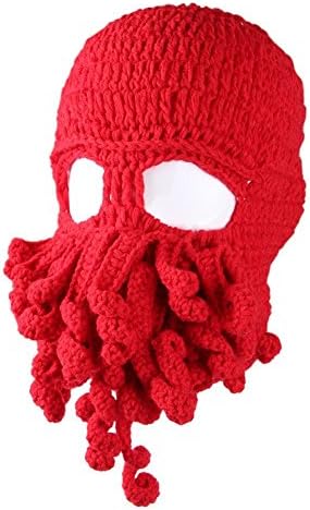 Kafeimali Muška glava Barbarian Vagabond Beanie Original Foldaway brada hobotnica gusarski šeširi bradati kape