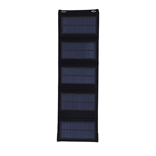 Fafeicy 7.5 W komplet za solarne panele, prenosiva 5 sklopiva torba za solarne Punjače sa Karabinerima za mobilni telefon, automobile, RV, brodove, avione, satelite, solarne panele