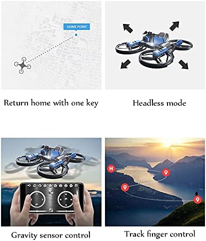 QIYHBVR kopneni i vazdušni amfibijski RC motocikl bežični električni RC avion Quadrocopter UAV HD aerofotografija RC helikopter Boy Toy Dječiji pokloni vanjski Model leteće igračke