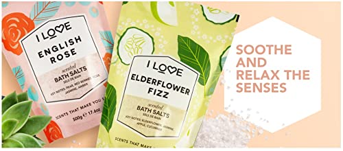 Volim mirisne soli za kupanje Elderflower Fizz, sa 99% prirodnih sastojaka uključujući ACB bio-vodeni