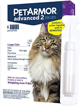 Petarmor Advanced 2 prevencija buva za velike mačke, zaliha od 6 mjeseci