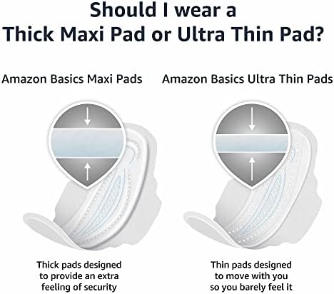 Basics Ultra tanki jastučići sa fleksibilnim krilima za periode, izuzetno teška apsorpcija preko noći, bez mirisa, Veličina 5, 96 Count, 4 pakovanja po 24