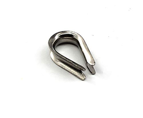 2 kom M20 304 naprstak od nerđajućeg čelika za žičano uže kabl žičani prstenasti naprstak