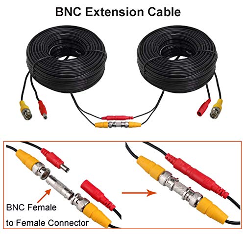 BNC kabl Video napajanje Sve u jednom produžnom kablu 60ft CCTV kamera žica sa BNC RCA konektorima