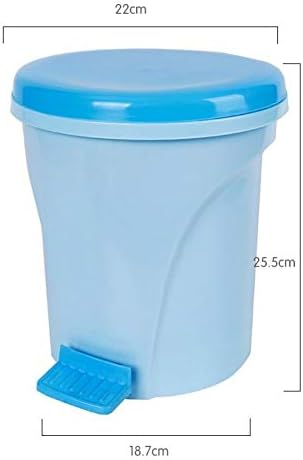 SeveooLro kanta za smeće za domaćinstvo, Plastična korpa za otpatke sa dvostrukim pretincima & Flip Cover
