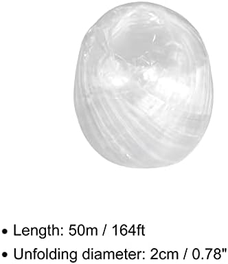 Odbojnik Poliester najlonski konop [za domaćinstvo paketa pakiranje DIY] -50m / 164ft / 3roll plastika, bijela