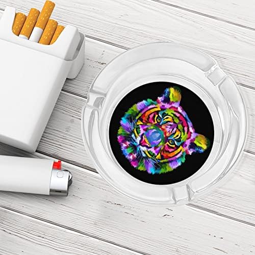 Šarene glave tigara Glass Pušenje pepeljasti cigarete za cigare za cigaretu futrolu za ladicu pepela za unutarnju vanjsku opremu