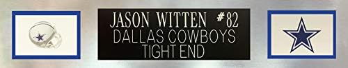 Jason Witten autografirao bijeli dres Dallas - Lijepo matted i uokviren - ručno potpisao Witten i certificirani