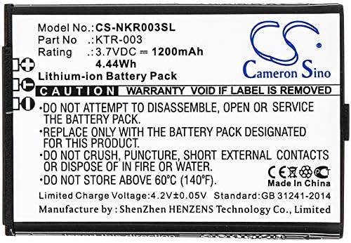 Zamjena baterije 1200mAh za Nin MWH710A01 NN3DS Novi 3DS KTR-003