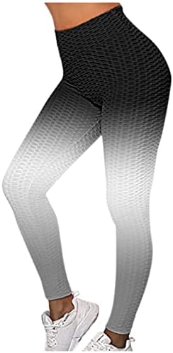 Tie-Dye Gradient trčanje Yoga helanke za žene Tajice visokog struka Ultra meke brušene rastezljive udobne atletske sportske pantalone