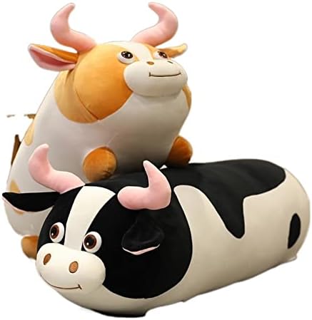 JJ YYDS 1 komad velike veličine prave krave plišane jastuk punjene meke simulacijske krave plišane igračke za dječji crtani jastuk