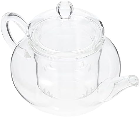 Luxshiny prozirno staklo čajnik stakleni čajnik štednjak gornji čajnik za vodu 250ml čajnik za