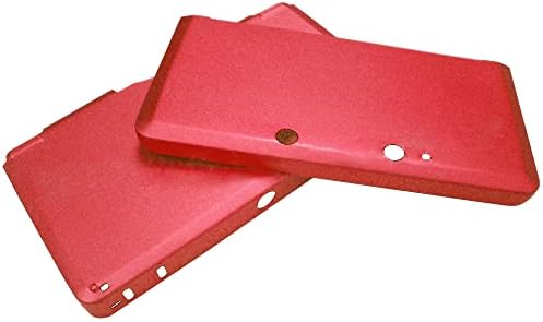 OSTENT anti-Shock Hard Aluminium Metal Box Cover Case Shell za Nintendo 3DS konzola Boja Crvena