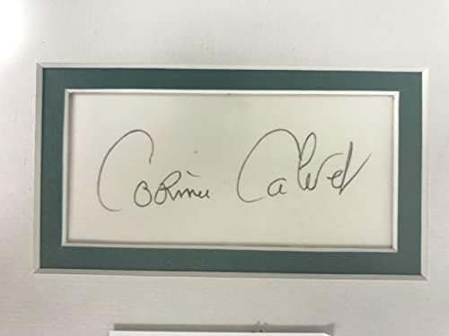 Corinne Calvet potpisan autogramom Vintage uokviren matirani 14x16 ekran-vijek trajanja COA