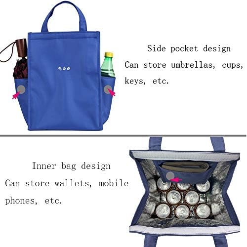 ZKWSJNGD jednostavna torba za ručak pakirana torba za ručak kvadratna torba za pirinač ženska