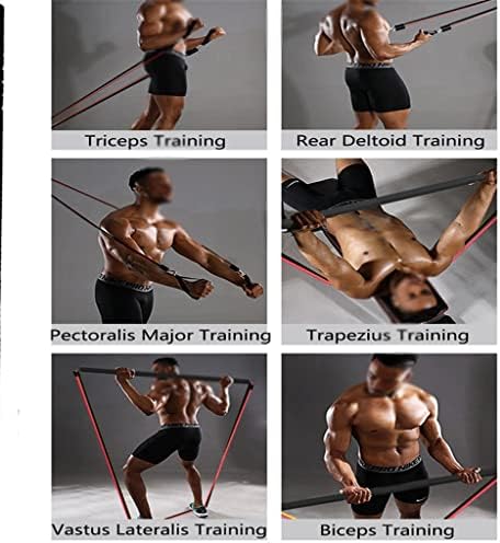 BDYLSF vežbanje otpornosti na elastičnu pojasu za nadogradnju na nadogradnju na nadogradnju set fitness oprema pilates vežba teretana bodybuilding